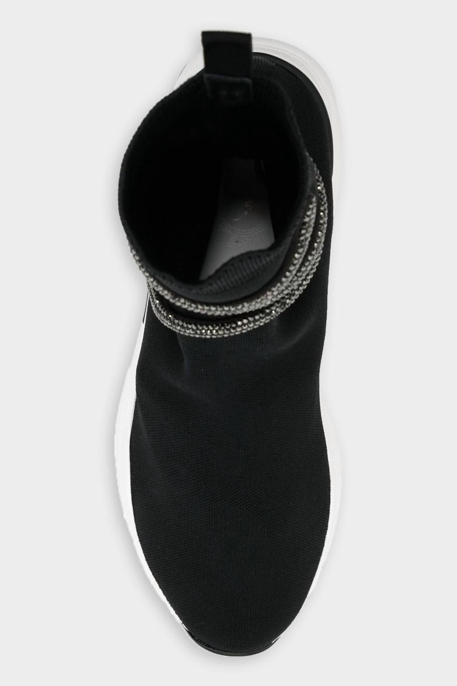 Rene Caovilla - Women's Cleo Crystal Wrap Sock Sneakers