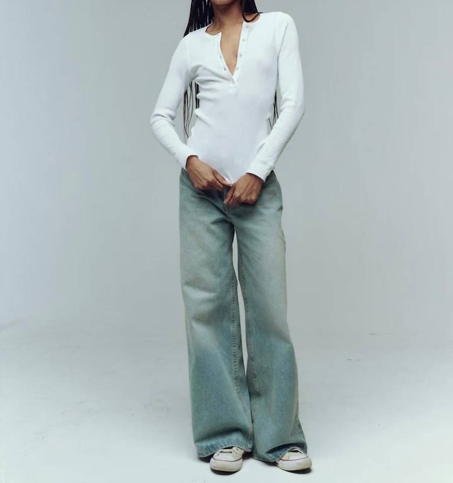 The Great. - Baby Rib Henley Top