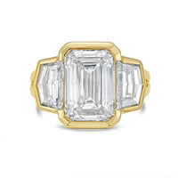 Diana M Jewels - Women's Emerald & Cadilac Lab-grown Diamond Jewelry (15.00 Ct) - Grand