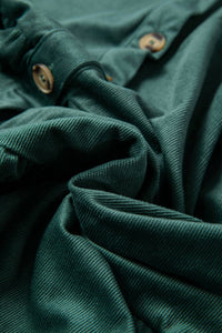 Shop Lala Loo - Corduroy Ruffled Tiered Shirt