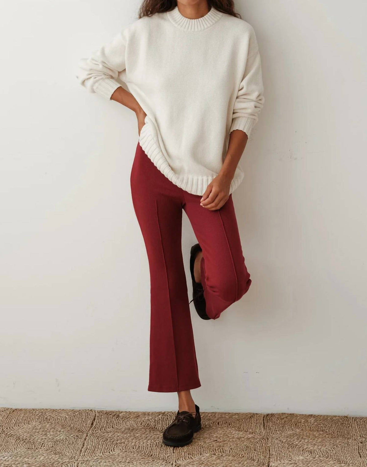 Donni. - Rib Kick Flare Pants