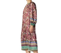 Current Air - Border Print Midi Dress