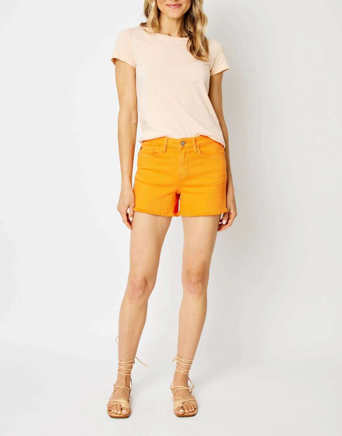 Judy Blue - Fray Hem Shorts