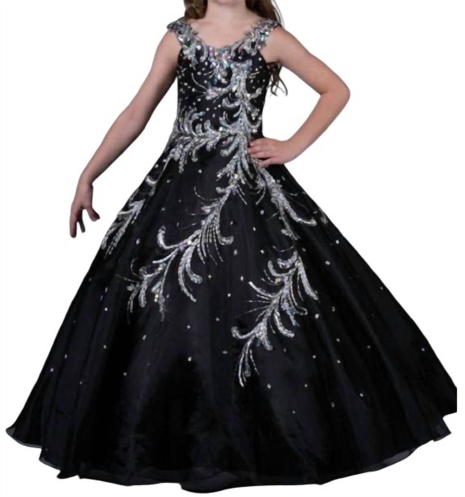 Little Rosie - Girl's Long Pageant Dress