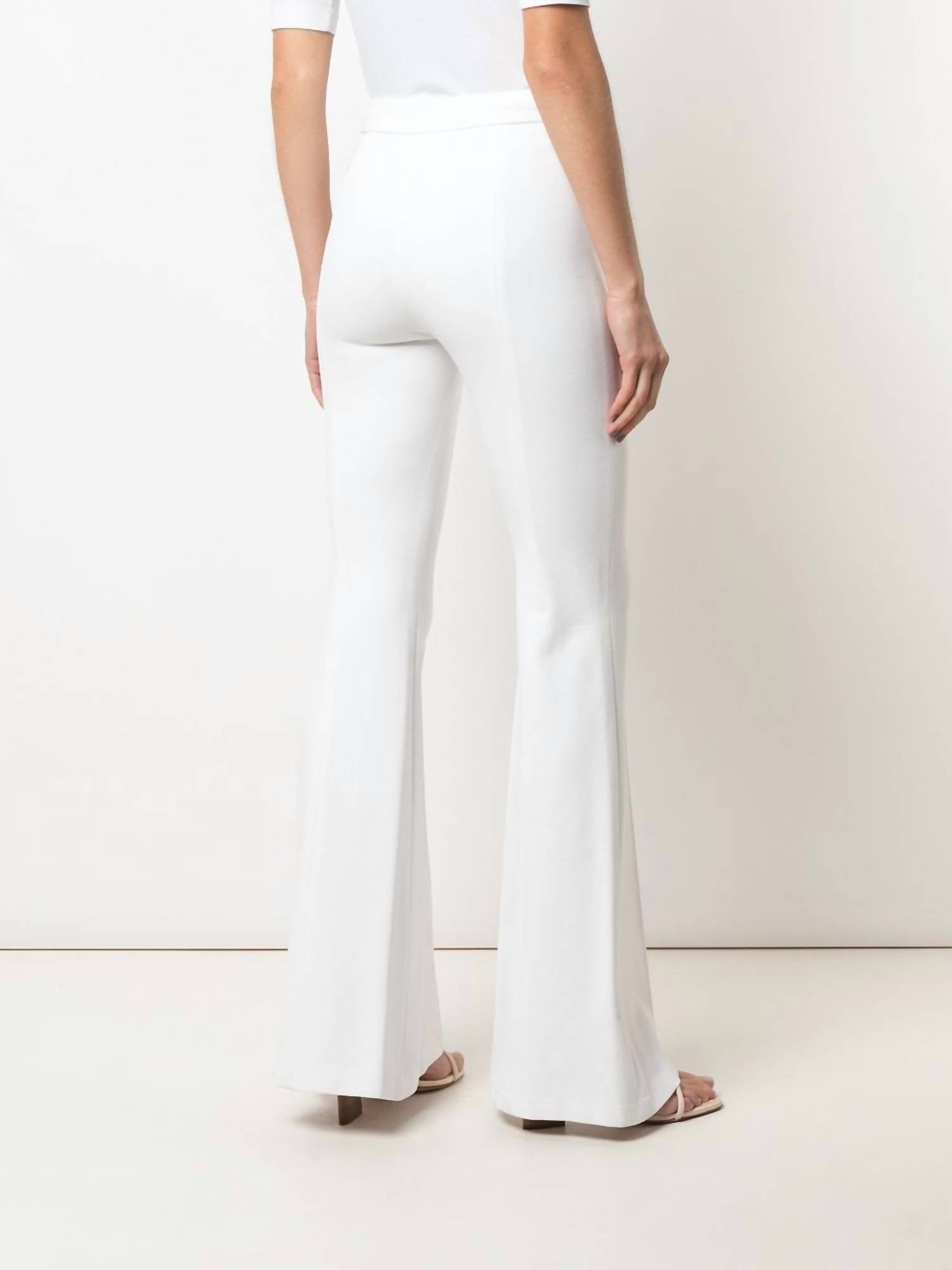Rosetta Getty - Pullon Pintuck Flare Pants