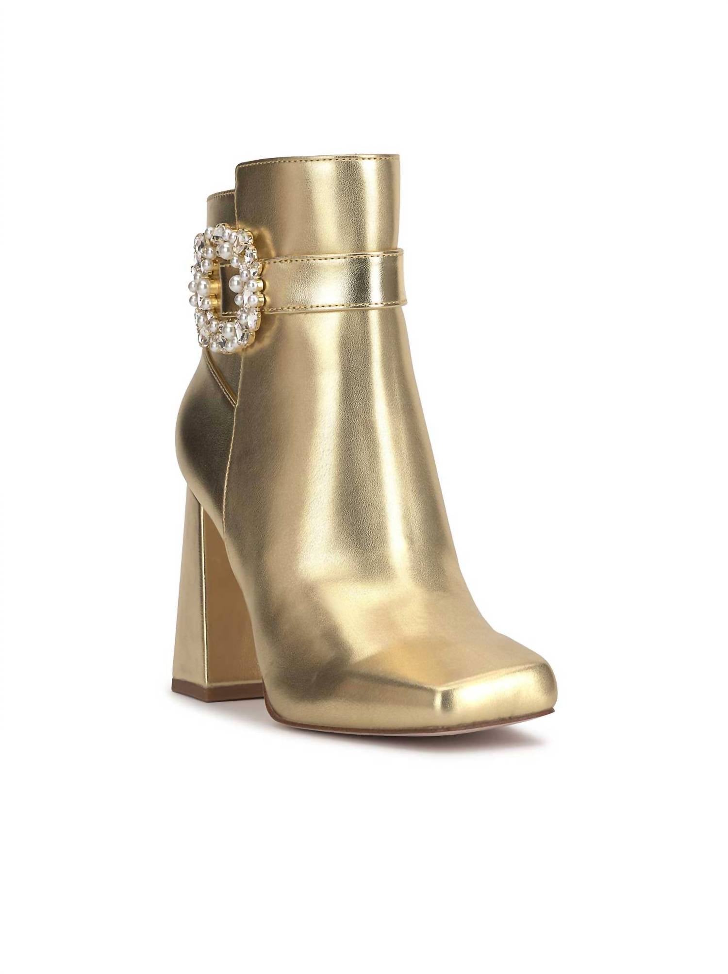 Jessica Simpson - Women's Luminna Block Heeled Bootie