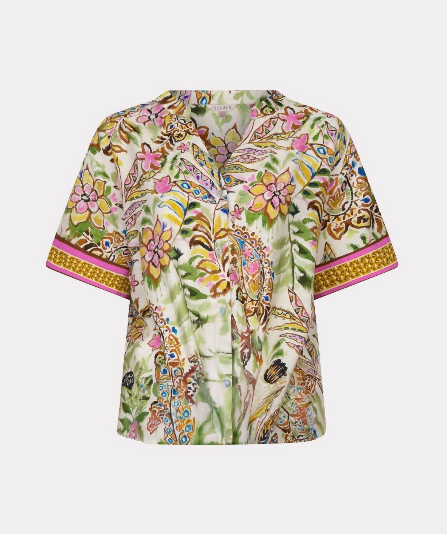 Esqualo - Jungle Print Top