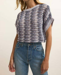Z Supply - Ballast Crochet Stripe Sweater Top