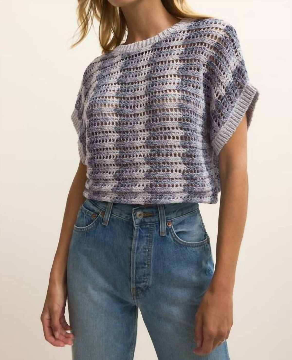 Z Supply - Ballast Crochet Stripe Sweater Top