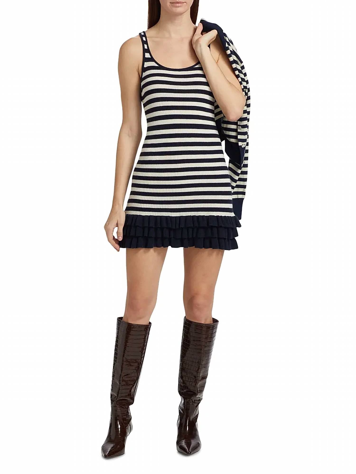 Brandon Maxwell - Sutter Cashmere Mini Dress