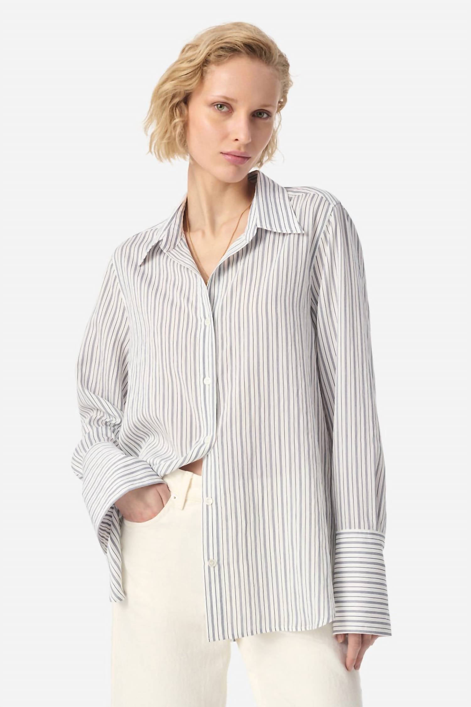 Vanessabruno - Esti Stripe Button Down Shirt