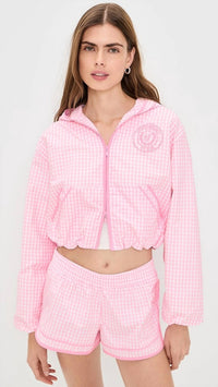 Loveshackfancy - Ariana Gingham Check Print Hoodie
