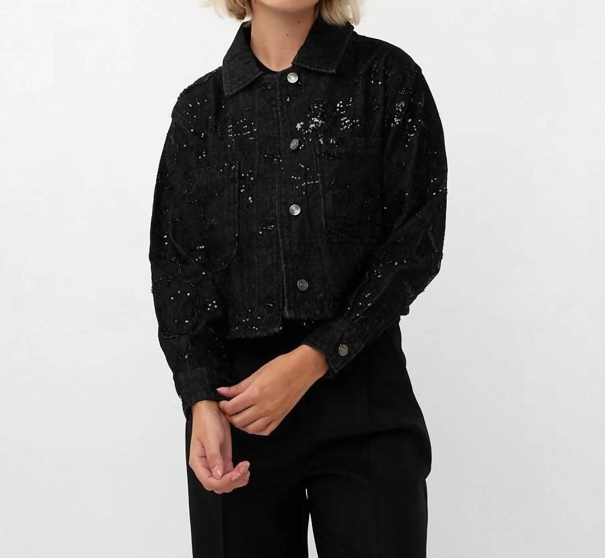 Esqualo - Elsie Embroidered Jacket