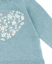 Fina Ejerique - Girl's Heart Knit Sweater