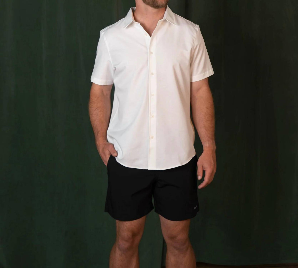 Rhone - Men's Brezza Linen Blend Short Sleeve Shirt