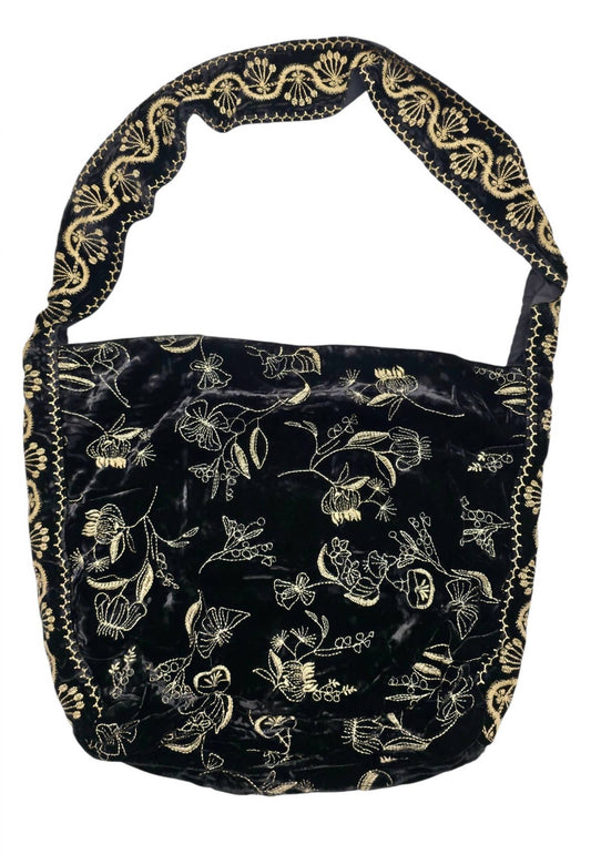 Johnny Was - Women's Arles Schiffli Velvet Wide Strap Tote Bag