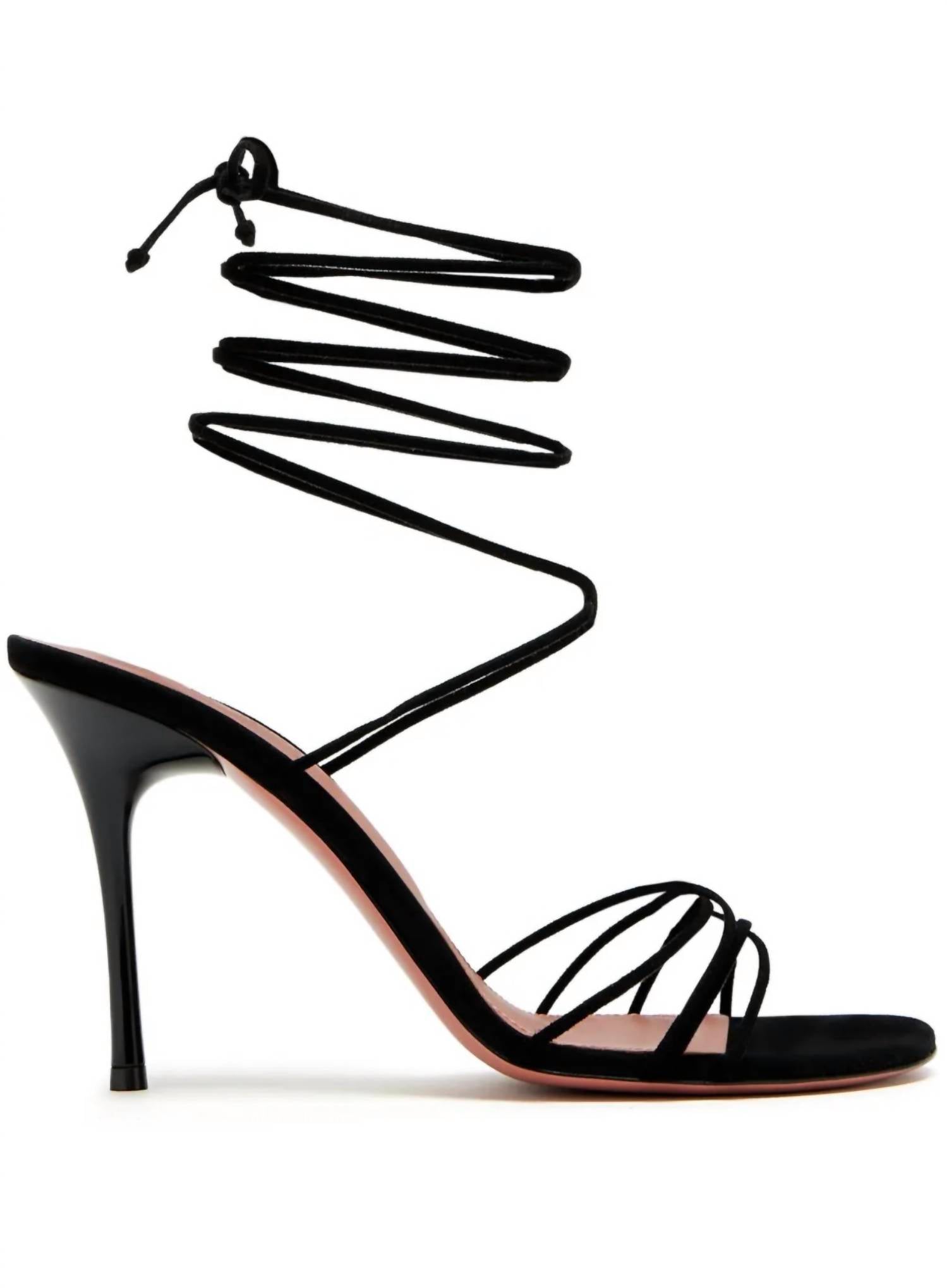 Amina Muaddi - Women's Lori lace up 95 Sandals