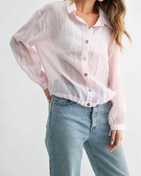 Joh - Jennah Lightweight Button-front Top