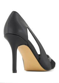 Andrea Women's Pointed Toe Pump in black - women's heels - detail view