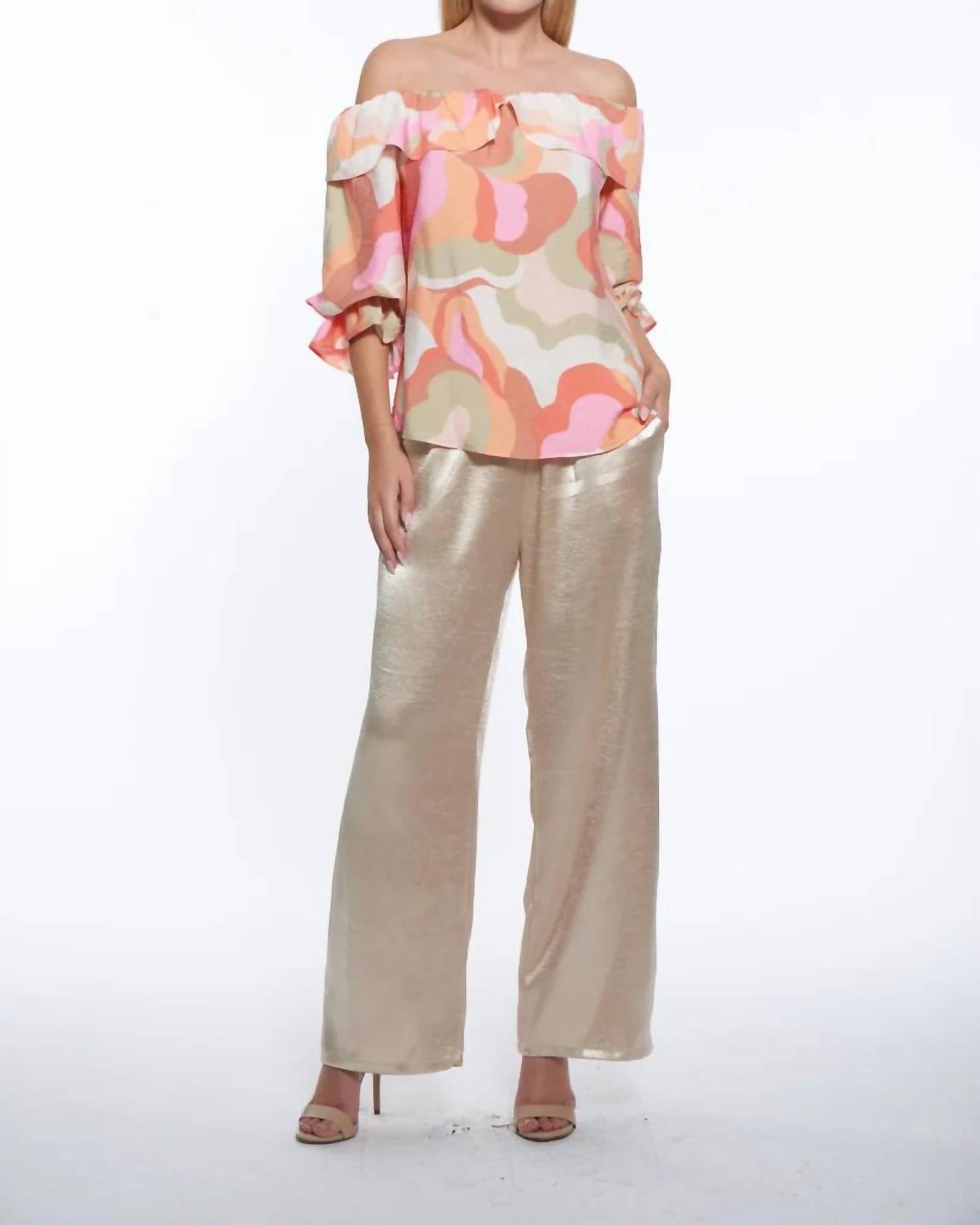 Julian Chang - Pier Off The Shoulder Top