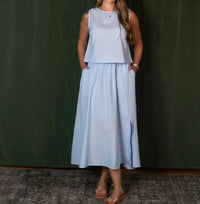 Anniewear - Women's Striped Sleeveless Top