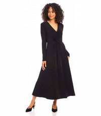 Karen Kane - Monroe Travel Jersey Twist Front Midi Dress