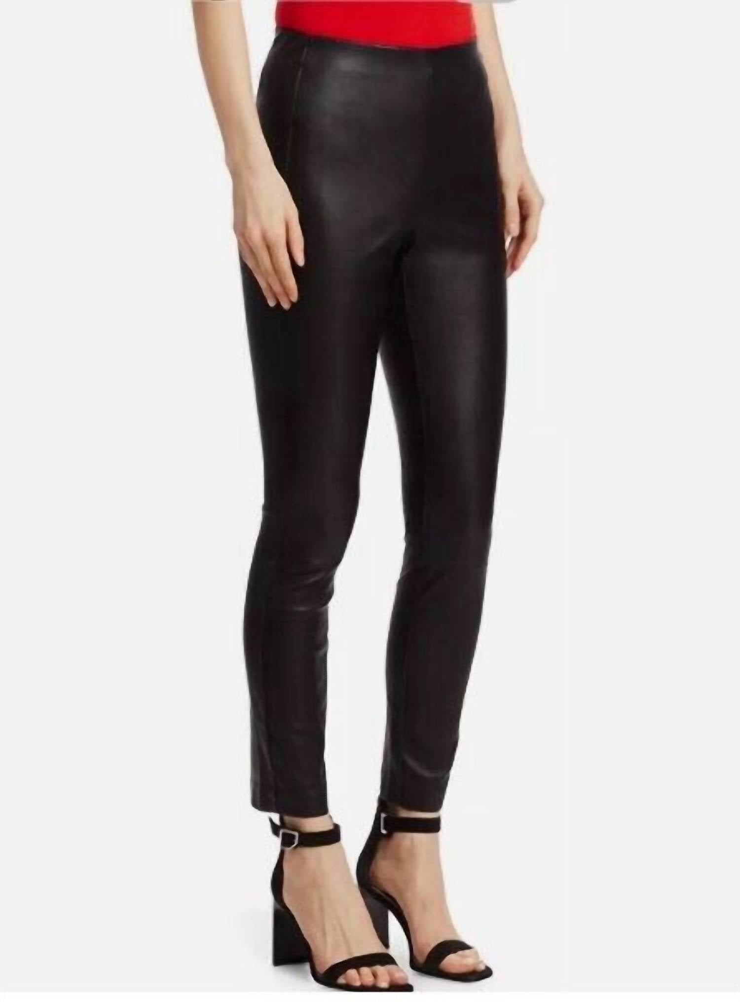 Rag & Bone - Simone Genuine Leather Slim Pants