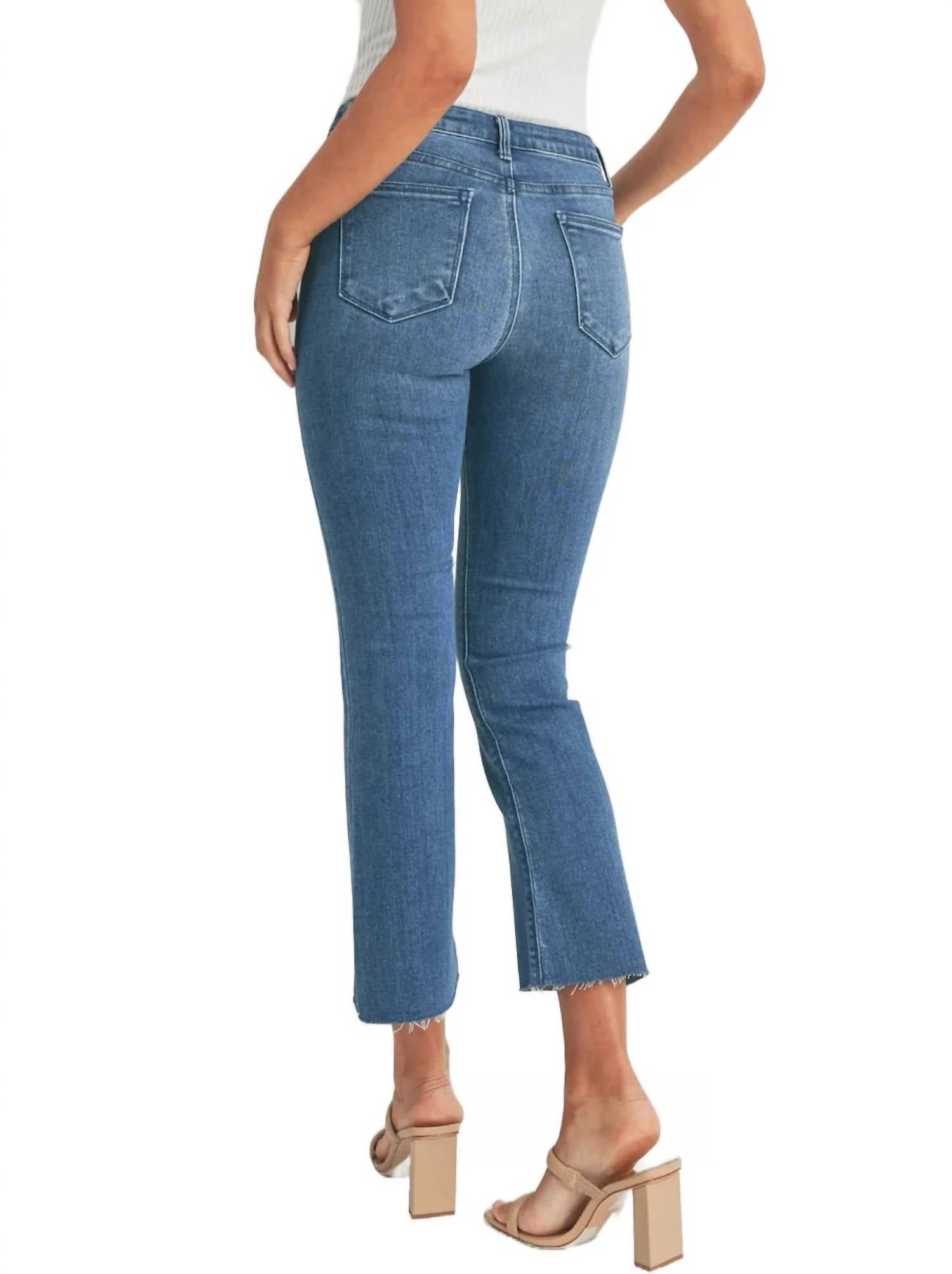 Jbd. - Cropped Kick Flare Jeans