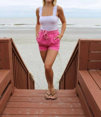 Simply Southern - Gauze Bow Tie Shorts