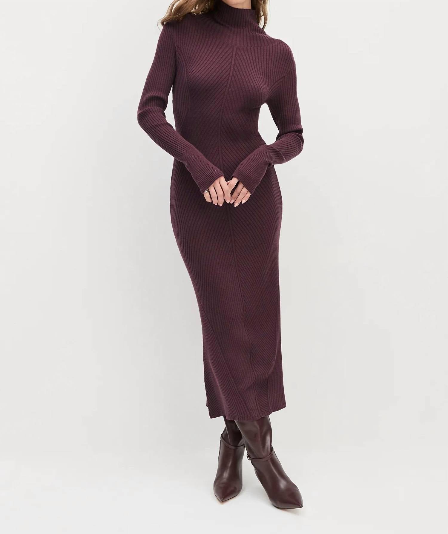 Favorite Daughter Be Your Girl Dress in burgundy dahlia - women's dress
