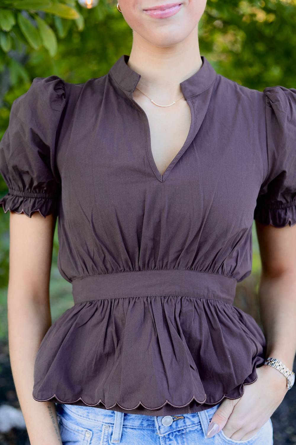 Tcec - The Celine V-neck Top