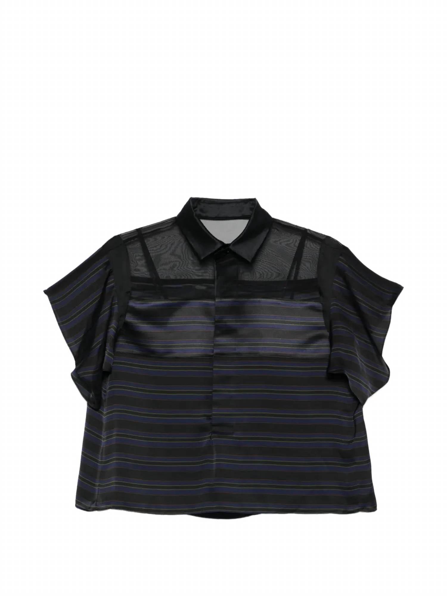Sacai - Sheer Panel Blouse