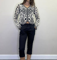 Papillon - Floral Crochet Cardigan