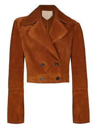Salvatore Ferragamo - Double-breasted Cropped Jacket