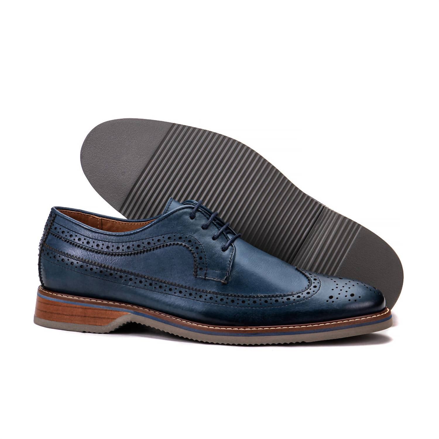 Polished - Men's Brasilia Leather Derby Shoes