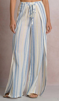 Elan - Drawstring Stripe Pants