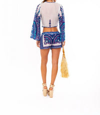 Soah - Women's Cara Printed Crop Top