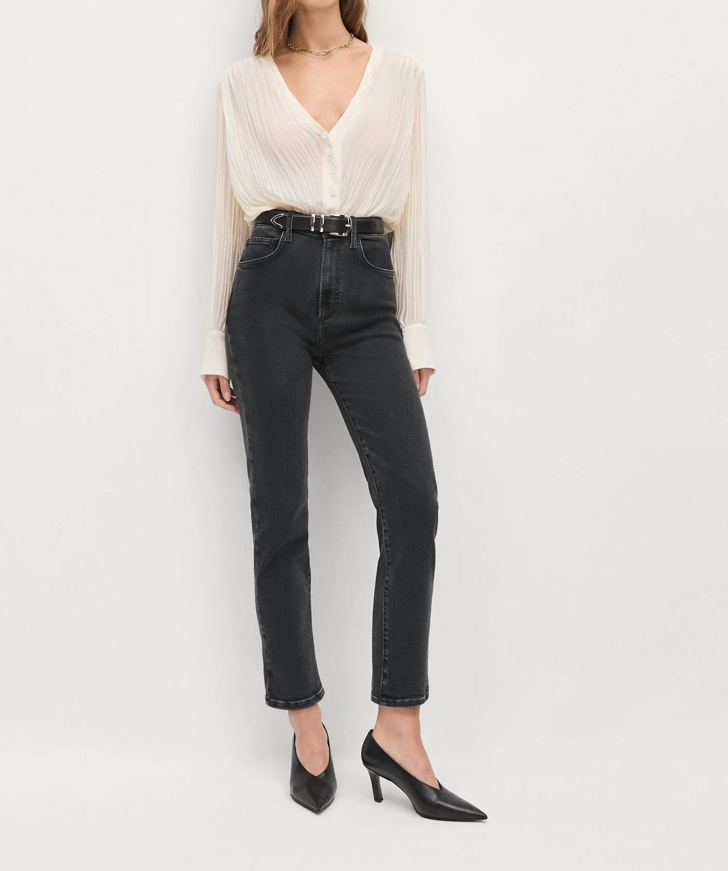 Favorite Daughter - Valentina Super High Rise Cigarette Jeans