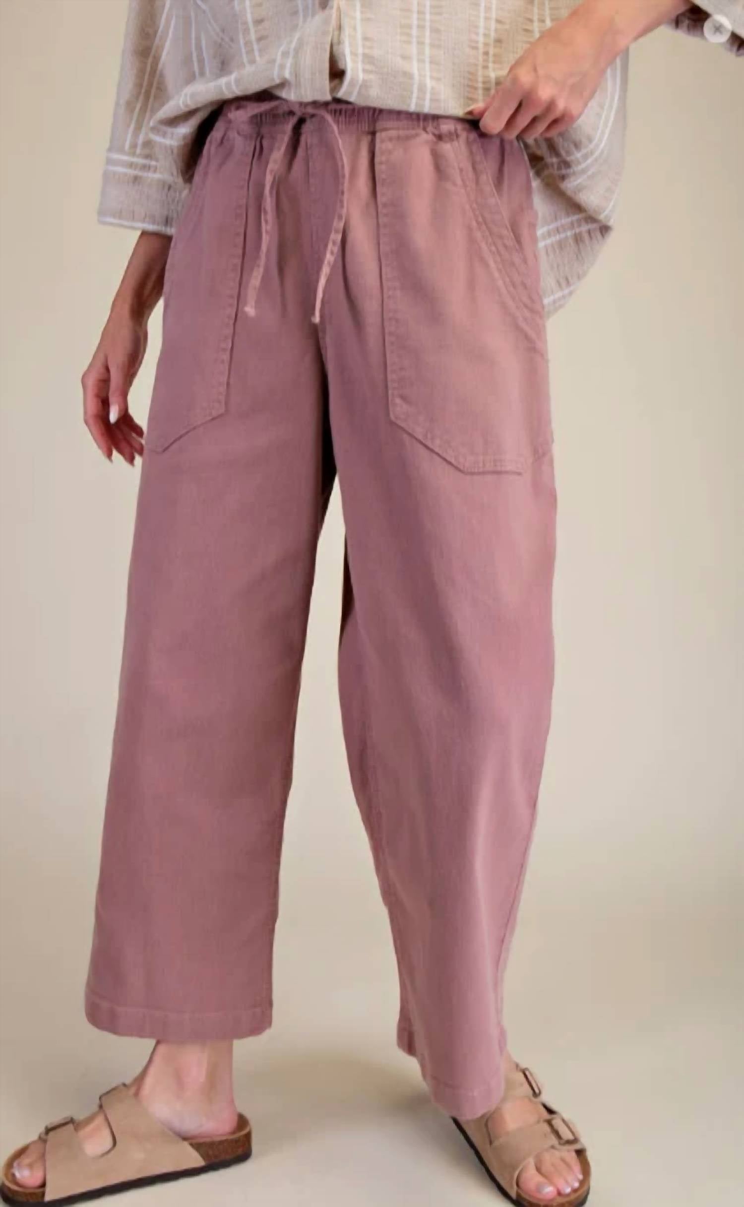 Easel - Drew Washed Stretch Twill Pants