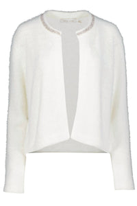 bishop + young Women's Sofia Cardigan in white 1 - women's cardigan