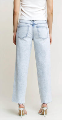 Mica Denim - Ankle Straight Jeans