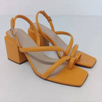 Lafayette 148 - Women's Soft Calfskin Leather Heeled City Slingback Sandals