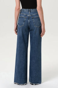 Agolde - Dame High-rise Wide-leg Cut Hem Jeans