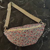 Ellison+Young - Women's Vintage Look Floral Sling Crossbody Bag