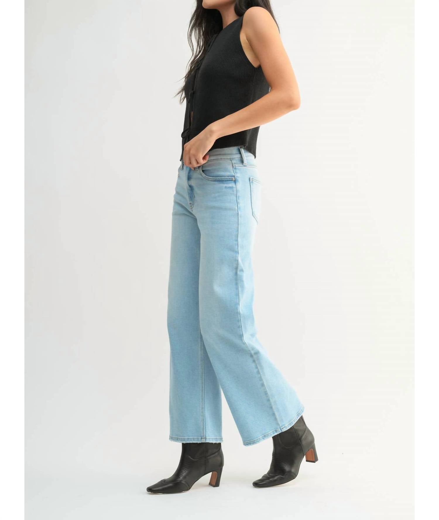 Just Black Denim - Relaxed Straight Leg Jeans
