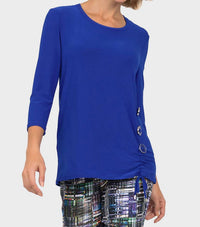 Joseph Ribkoff Sapphire Top in royal - women's long sleeve top