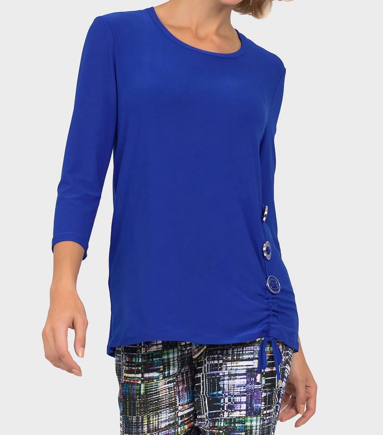 Joseph Ribkoff Sapphire Top in royal - women's long sleeve top