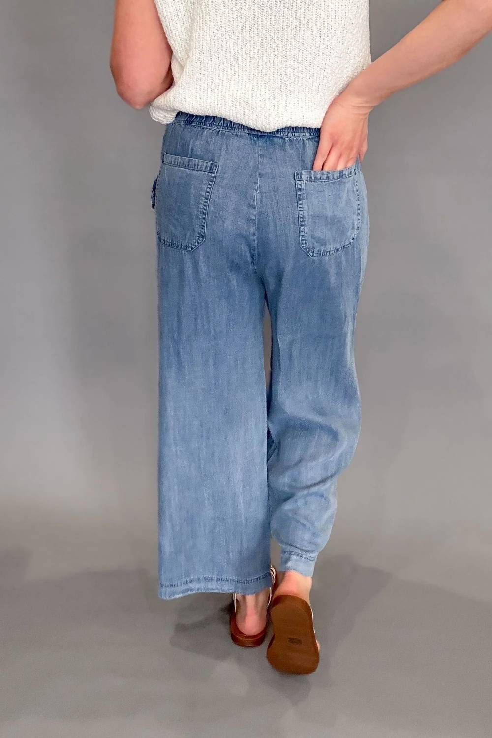 Mustard Seed - Tencel Cropped Pants