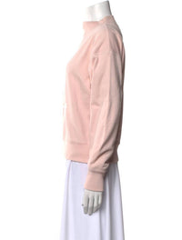 ISABEL MARANT Women's Moby Long Sleeve Sweatshirt in ecru pink - women's top - alternate view