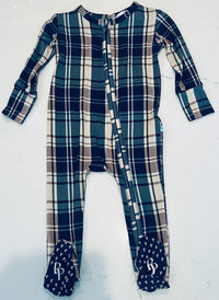 Posh Peanut - Baby Boys Joseph Zippered One-piece Footie
